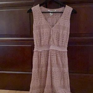 Maxmara pink lace dress